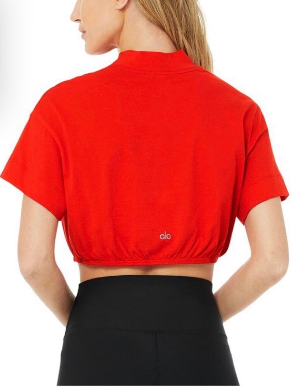 Alo Yoga Kick It Crop Tee